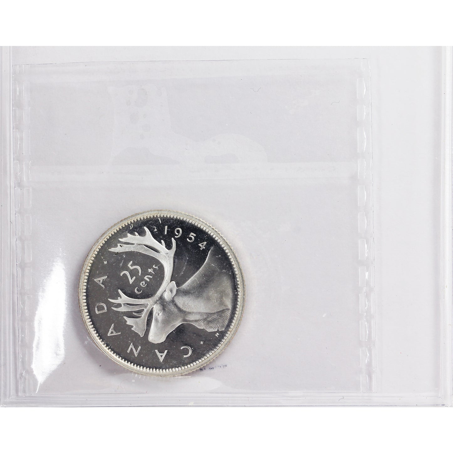 1954 Canada 25-cents ICCS Certified PL65 Heavy Cameo