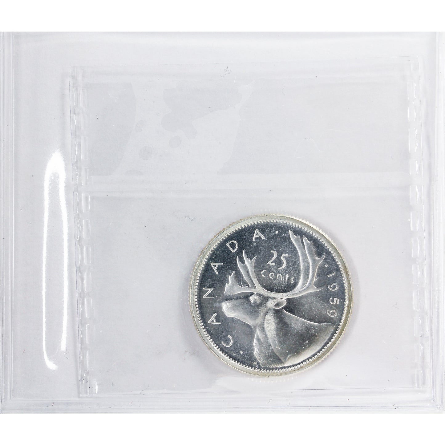 1959 Canada 25-cents ICCS Certified PL65 Ultra Heavy Cameo