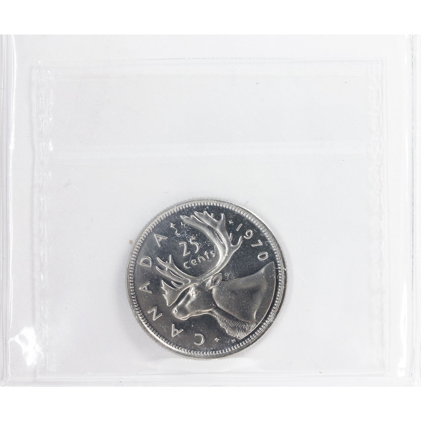 1970 Canada 25-cents ICCS Certified PL65 Ultra Heavy Cameo