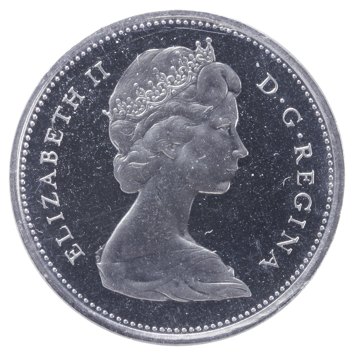 1970 Canada 25-cents ICCS Certified PL65 Ultra Heavy Cameo