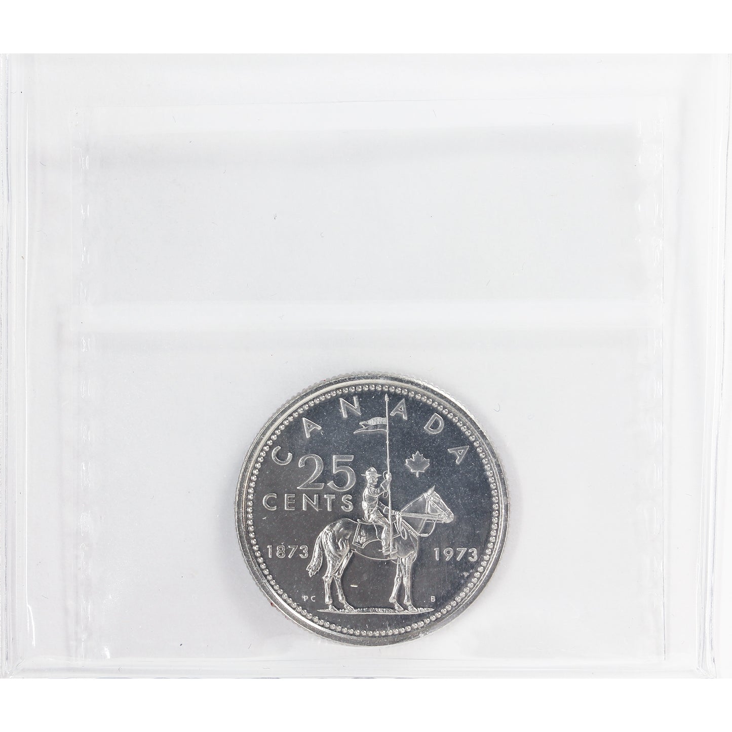 1973 Large Bust Canada 25-cents ICCS Certified SP66
