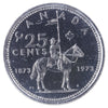 1973 Large Bust Canada 25-cents ICCS Certified SP66
