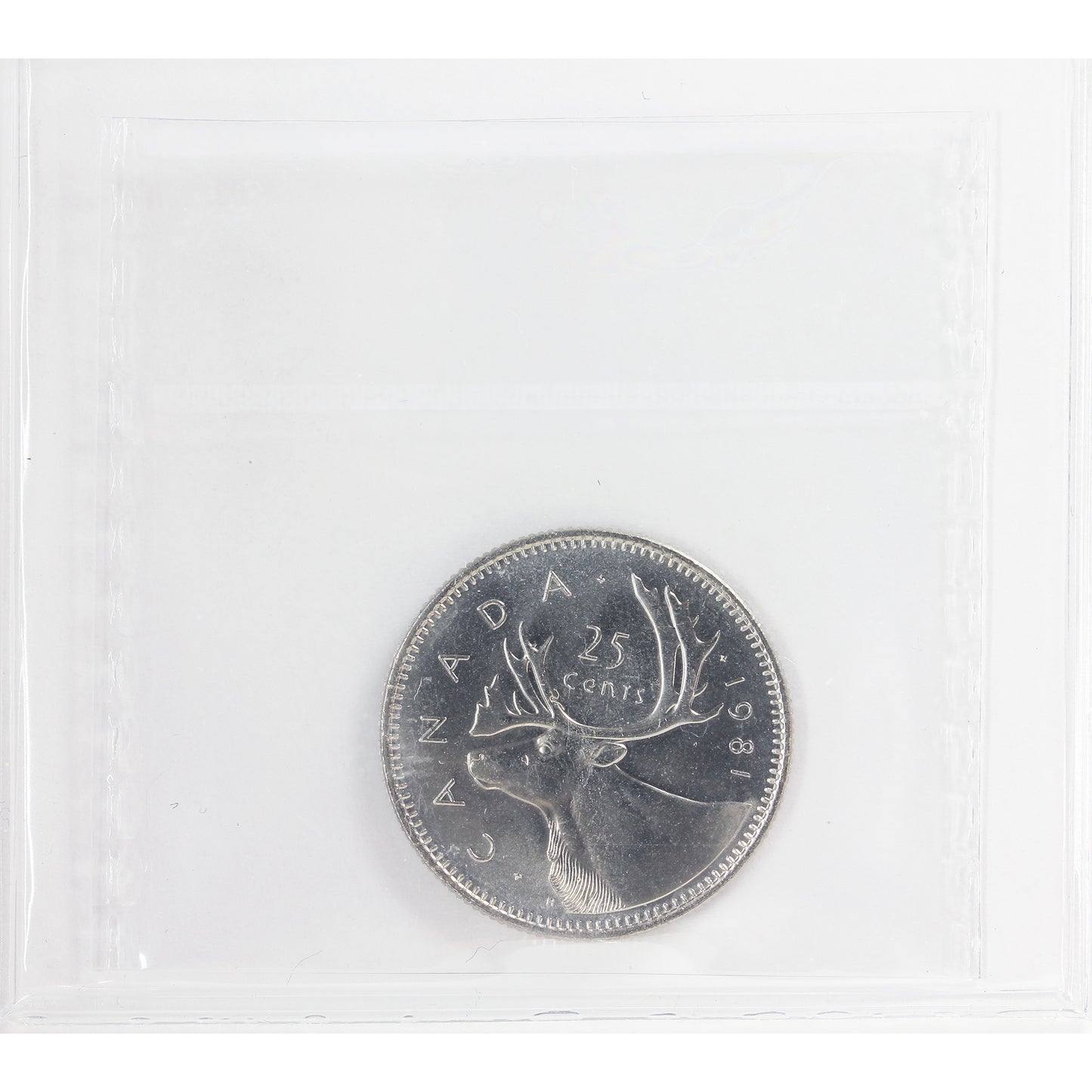 1981 Canada 25-cents ICCS Certified MS-66