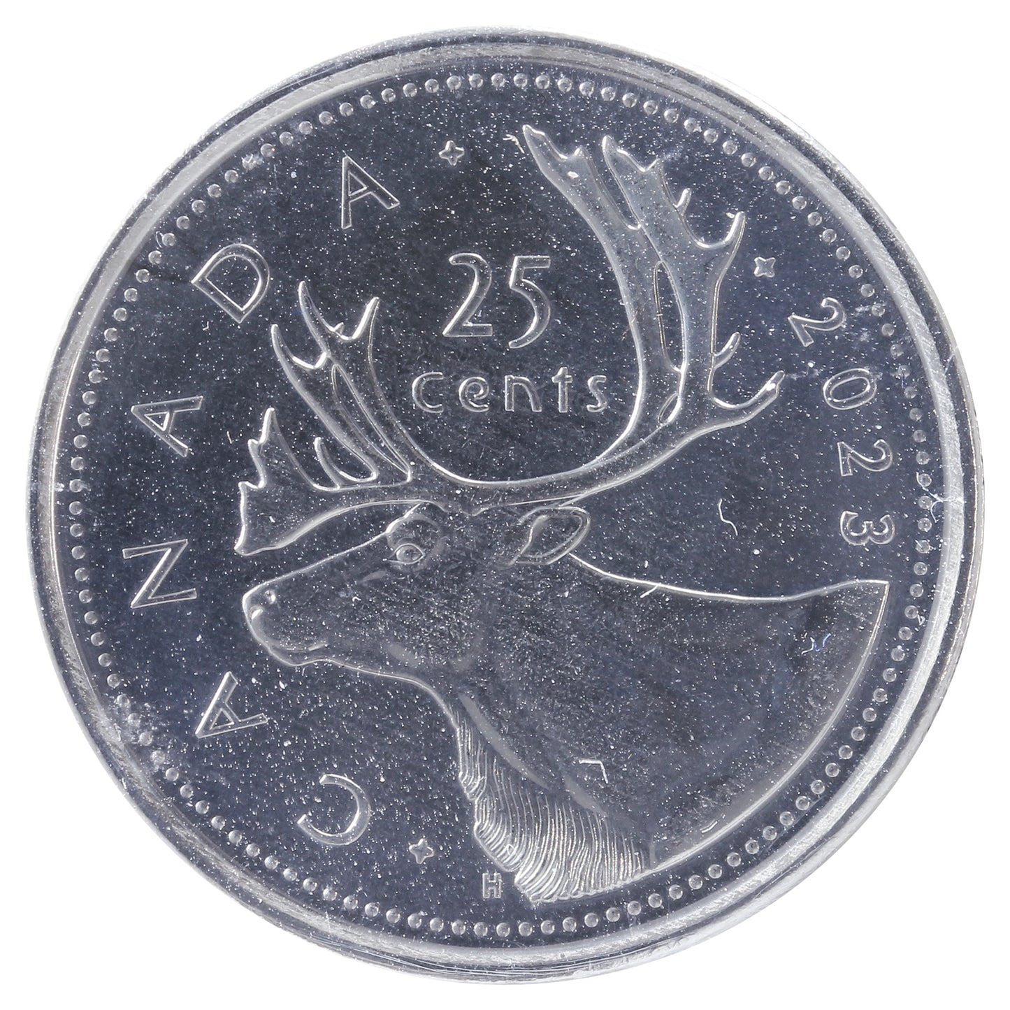2023 Caribou Canada 25-cents ICCS Certified MS65