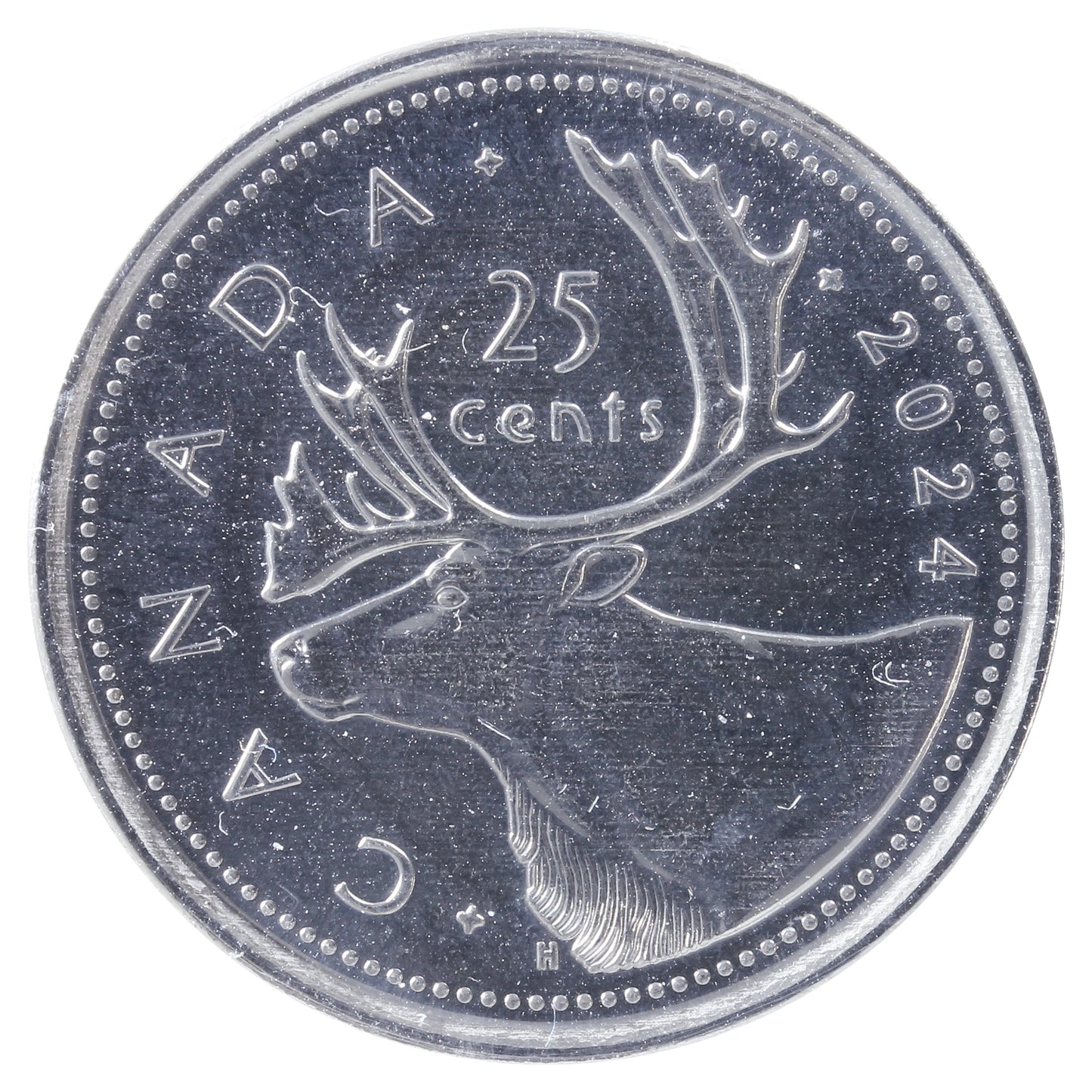 2024 Caribou Canada 25-cents ICCS Certified MS65