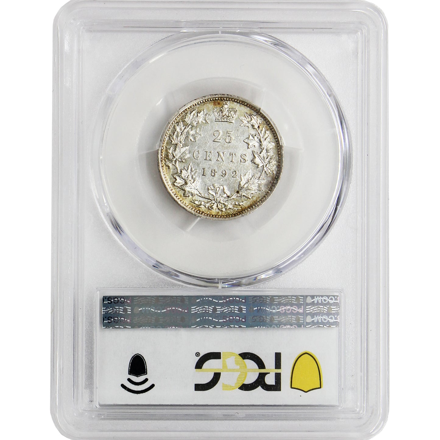 1892 Canada 25-cents PCGS Certified MS-62