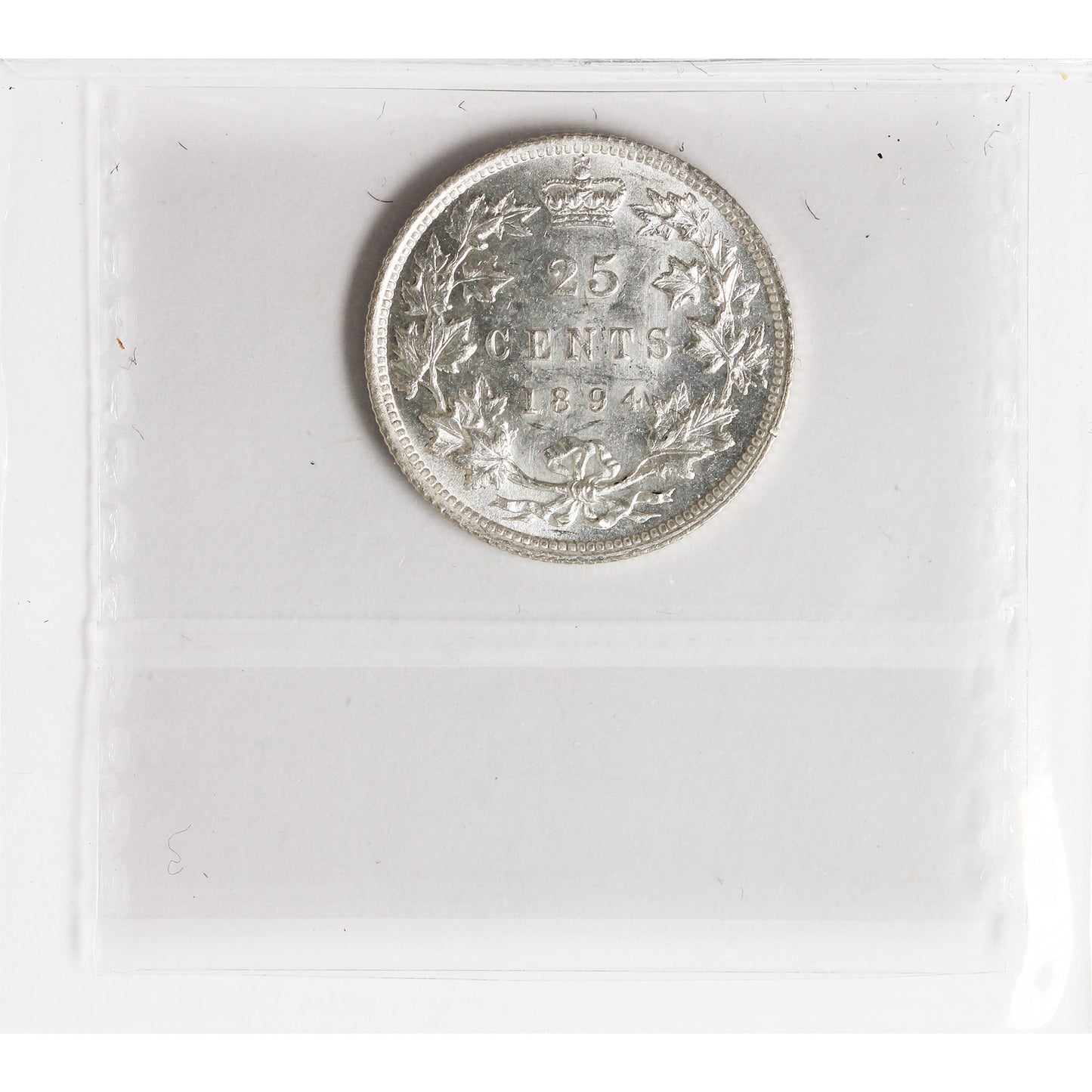 1894 Canada 25-cents ICCS Certified MS-63 (XHT 088)