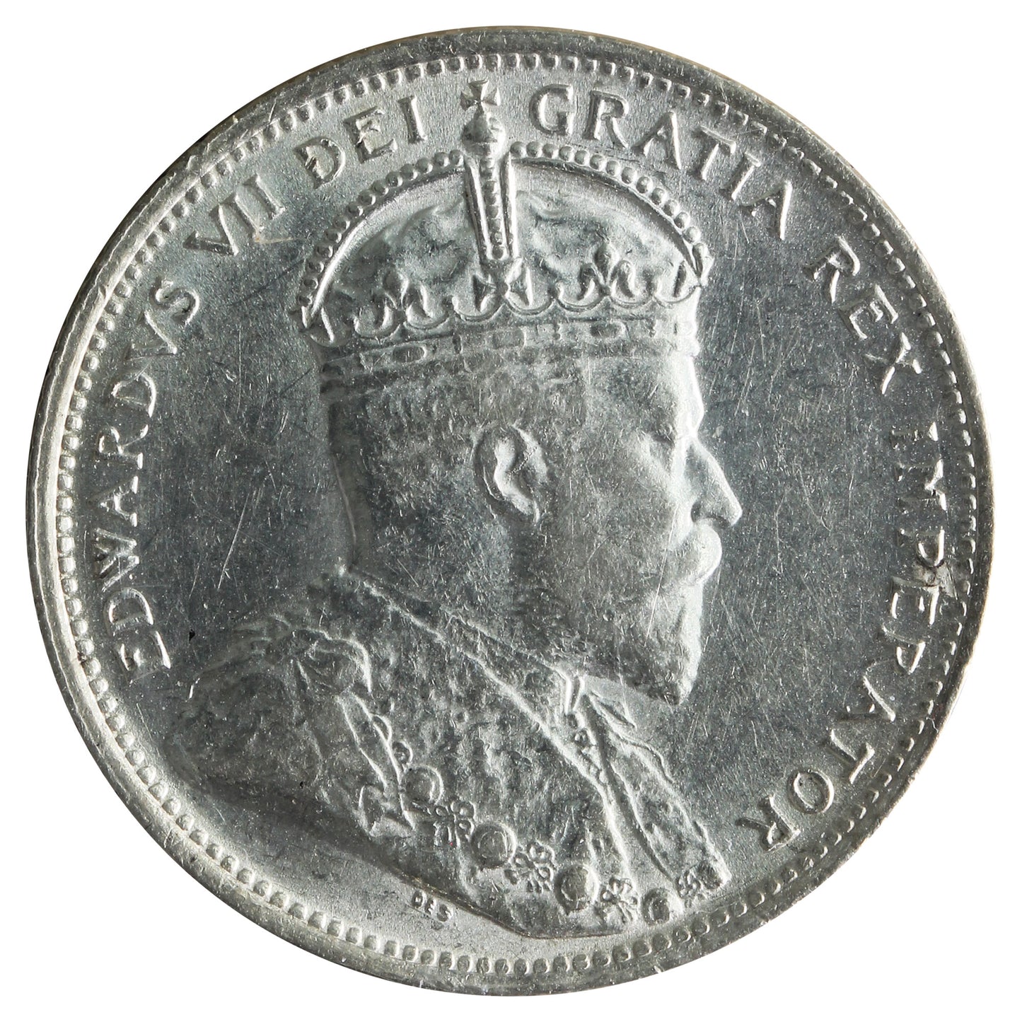 1903 Canada 25-cents ICCS Certified AU-55