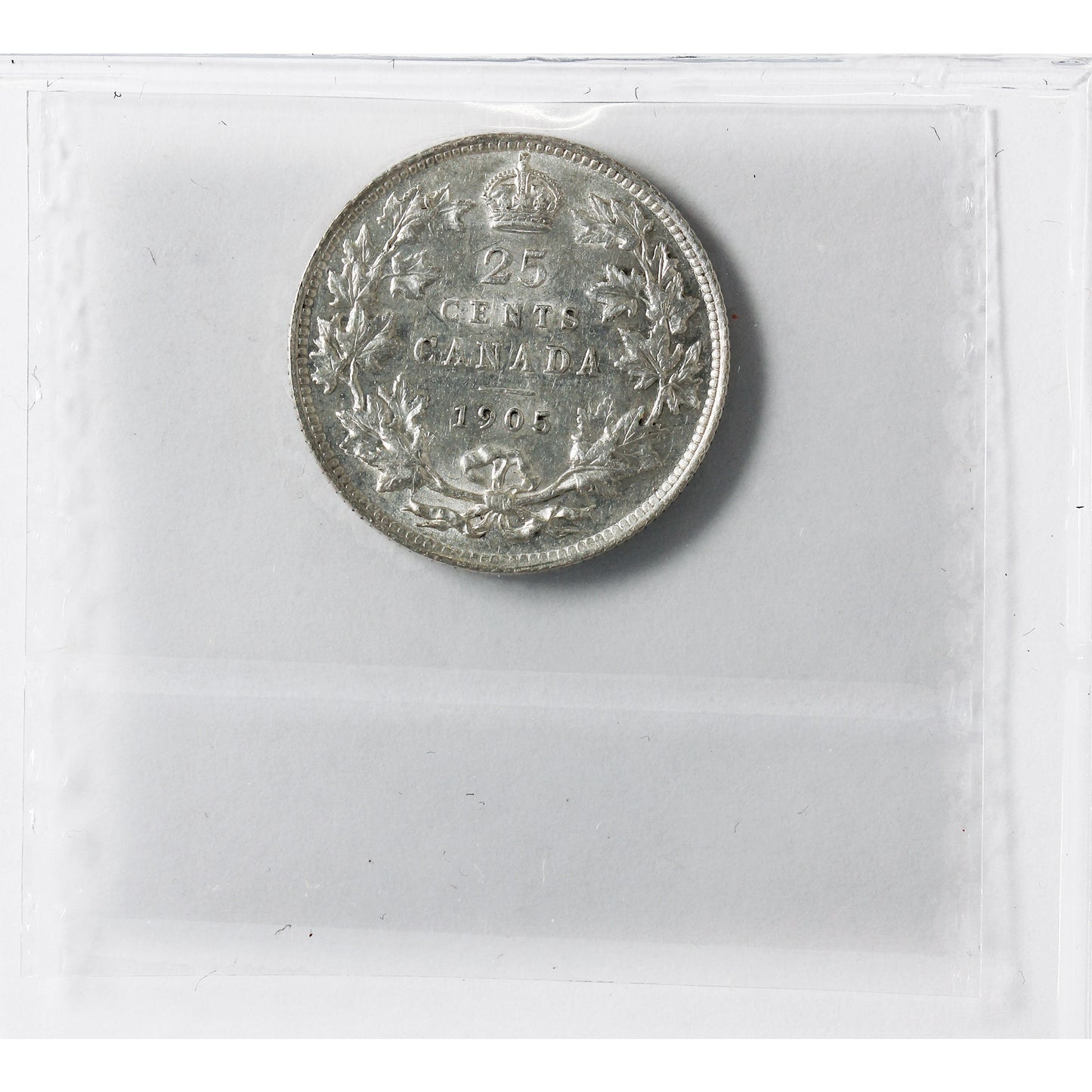 1905 Canada 25-cents ICCS Certified EF-45