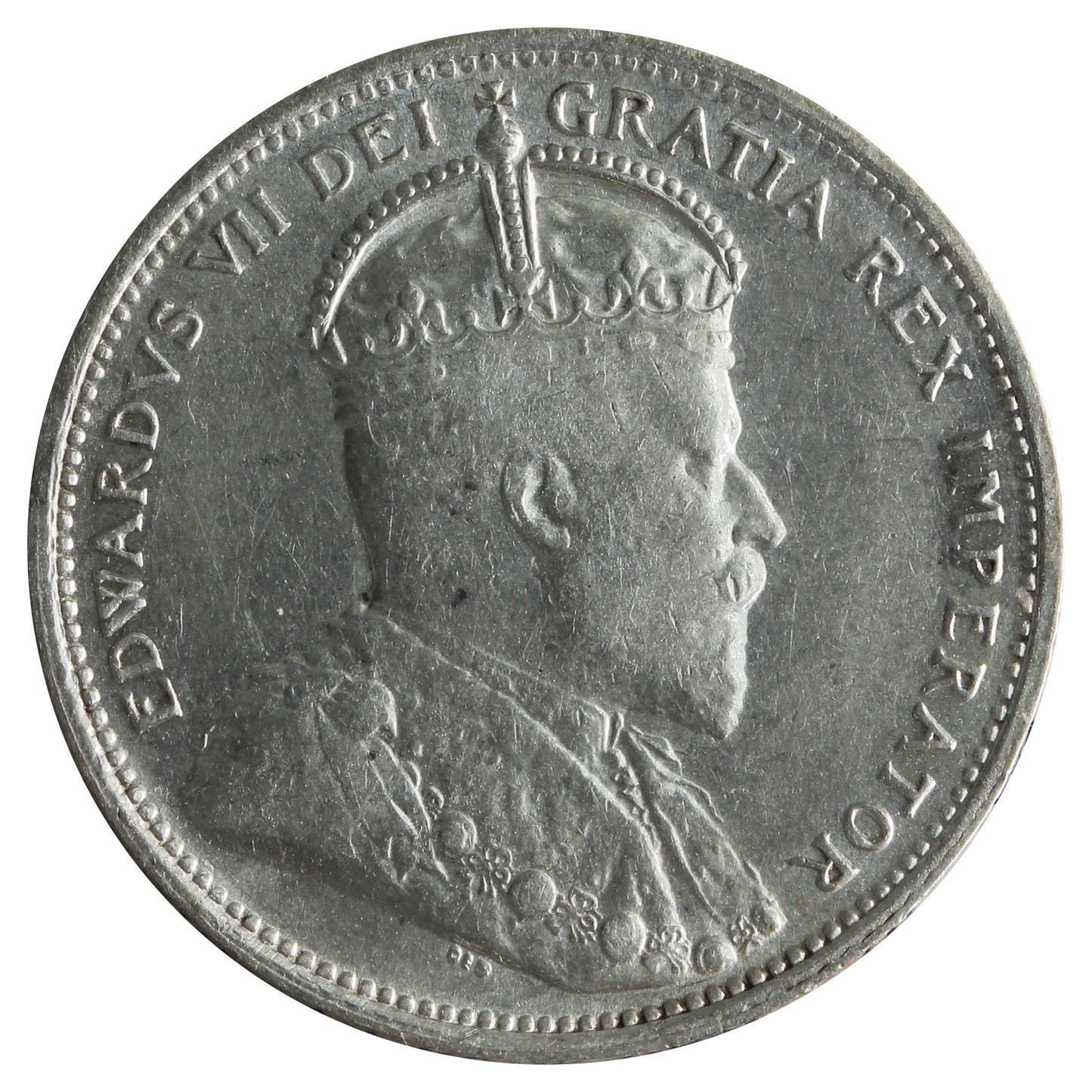 1905 Canada 25-cents ICCS Certified EF-45