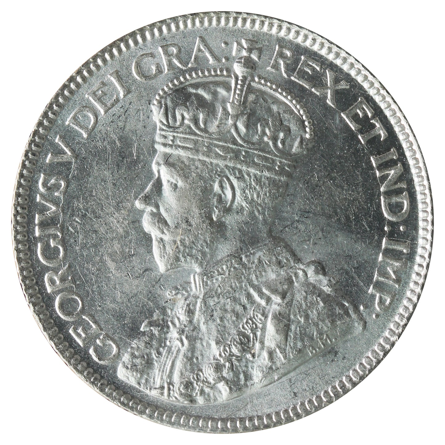 1913 Canada 25-cents ICCS Certified MS-63 (XHT 097)