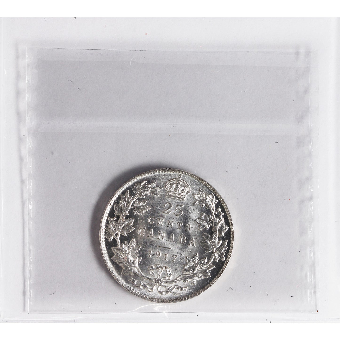 1917 Canada 25-cents ICCS Certified MS-64 (XVR 180)