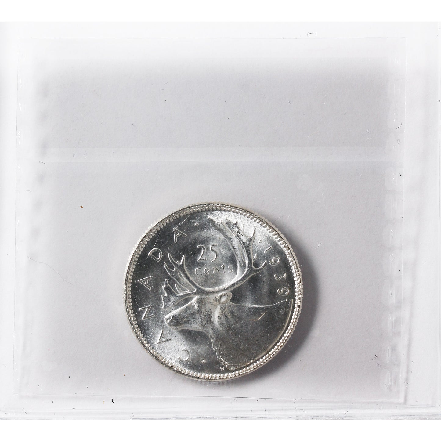 1939 Canada 25-cents ICCS Certified MS64 (XVR 214)