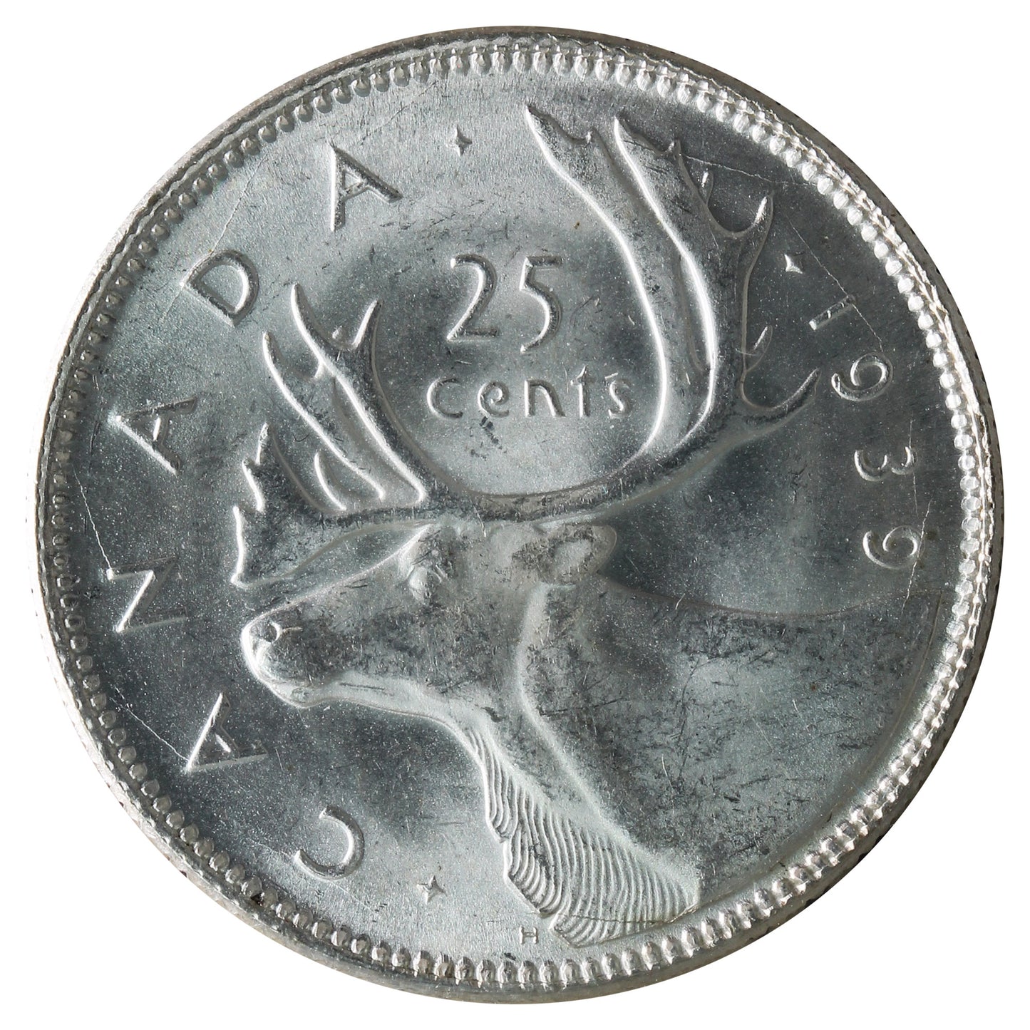1939 Canada 25-cents ICCS Certified MS64 (XVR 214)