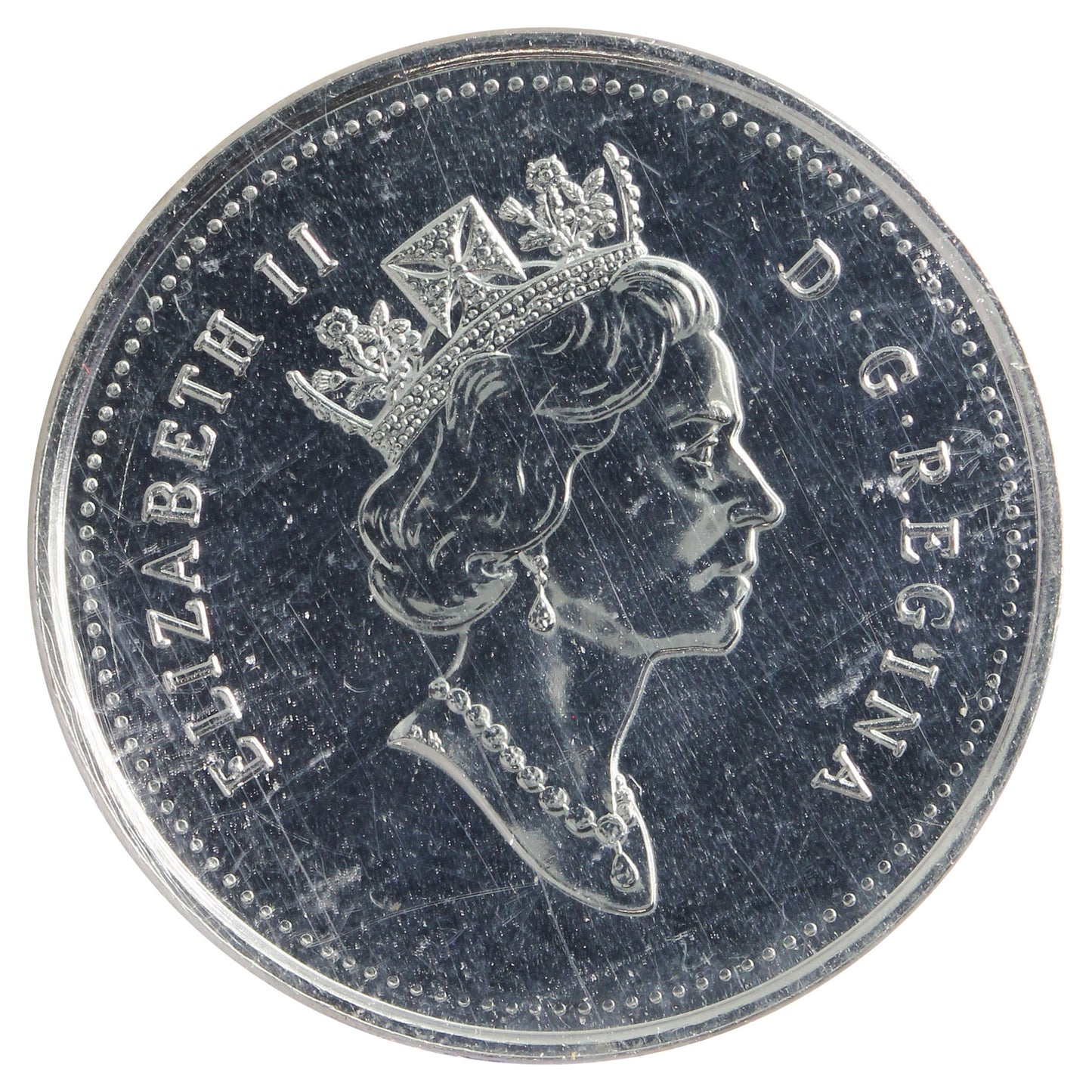 1999 September Mule Canada 25-cents ICCS Certified PL64