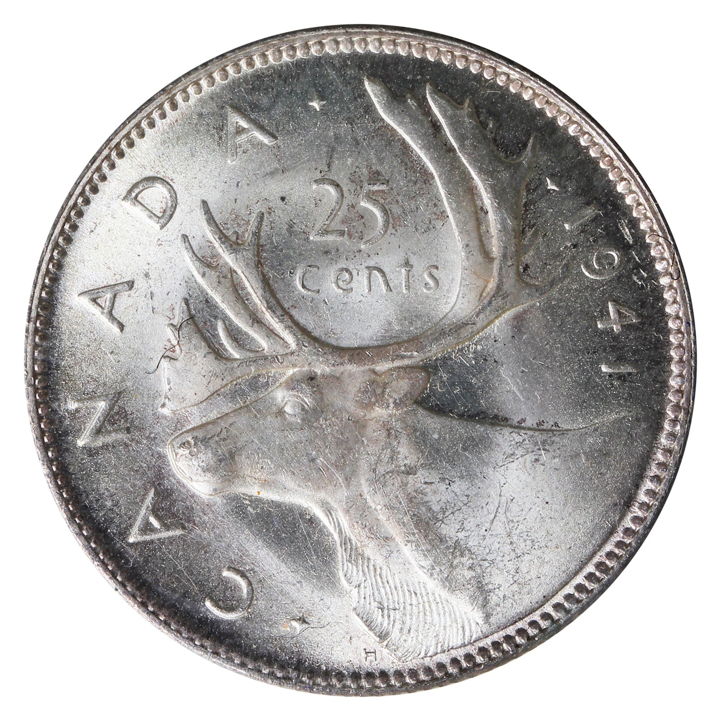 1941 Canada 25-cents ICCS Certified MS65 (XXC 994)