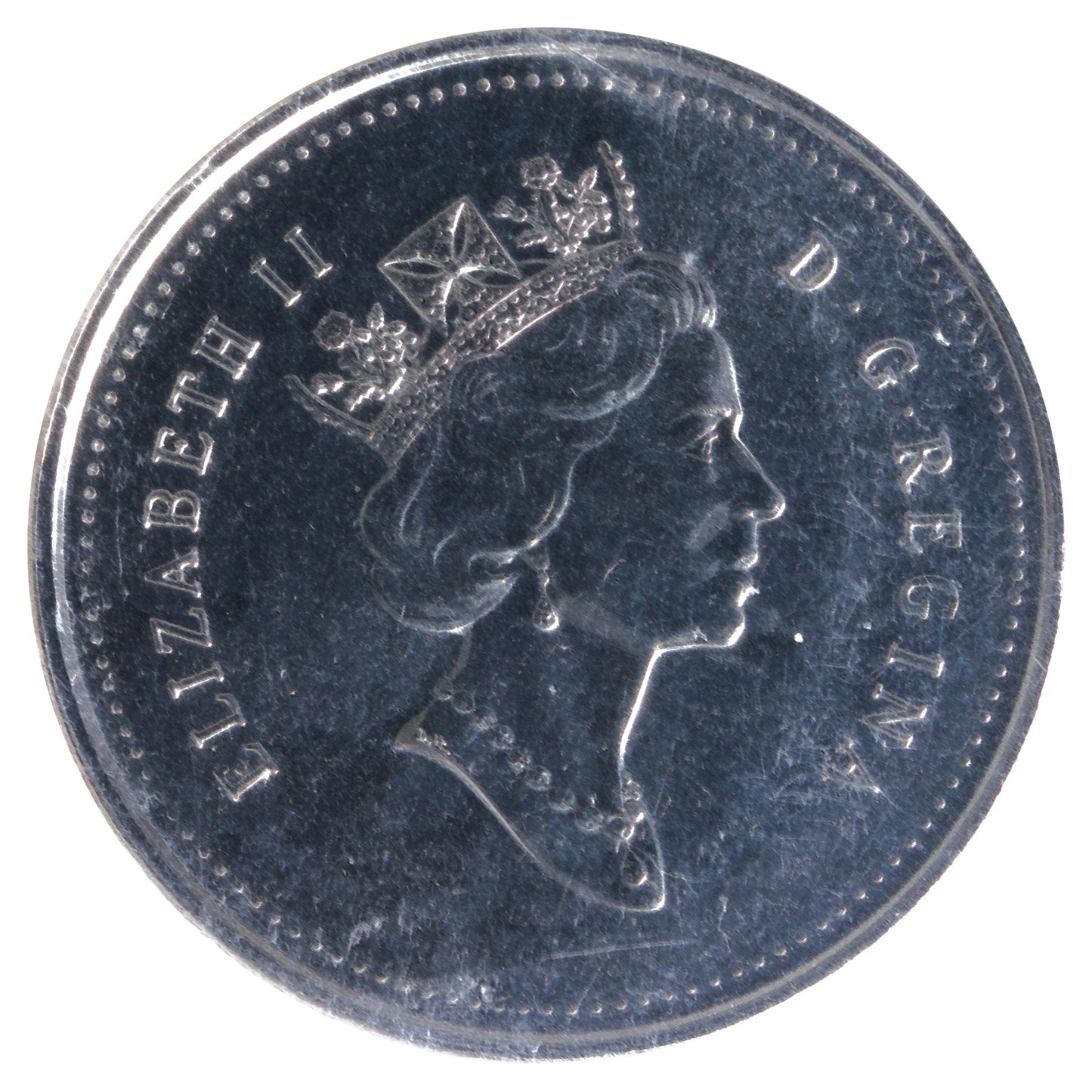 1999 September Mule Canada 25-cents ICCS Certified PL65