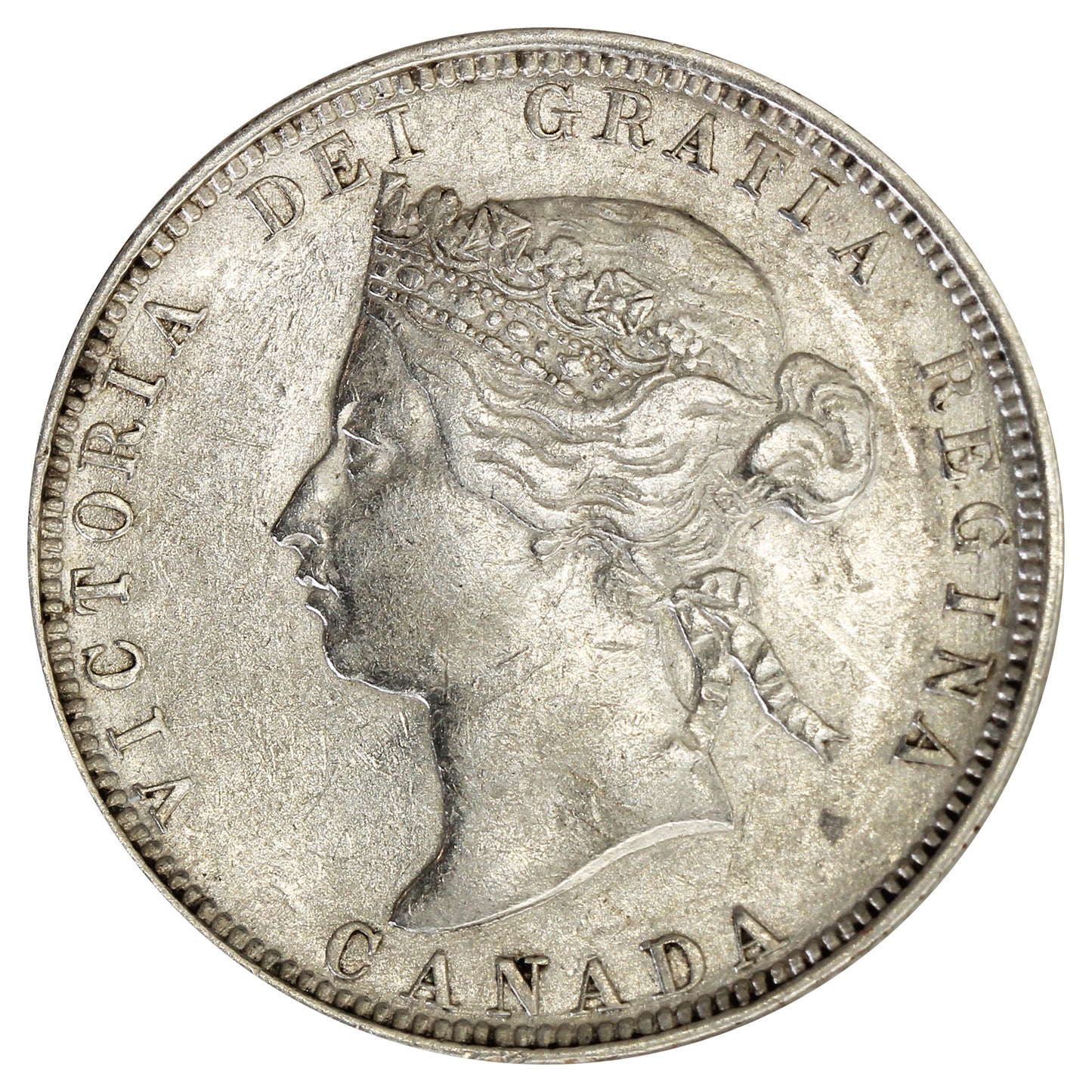 1881H Canada 25-cents Extra Fine (EF-40) $