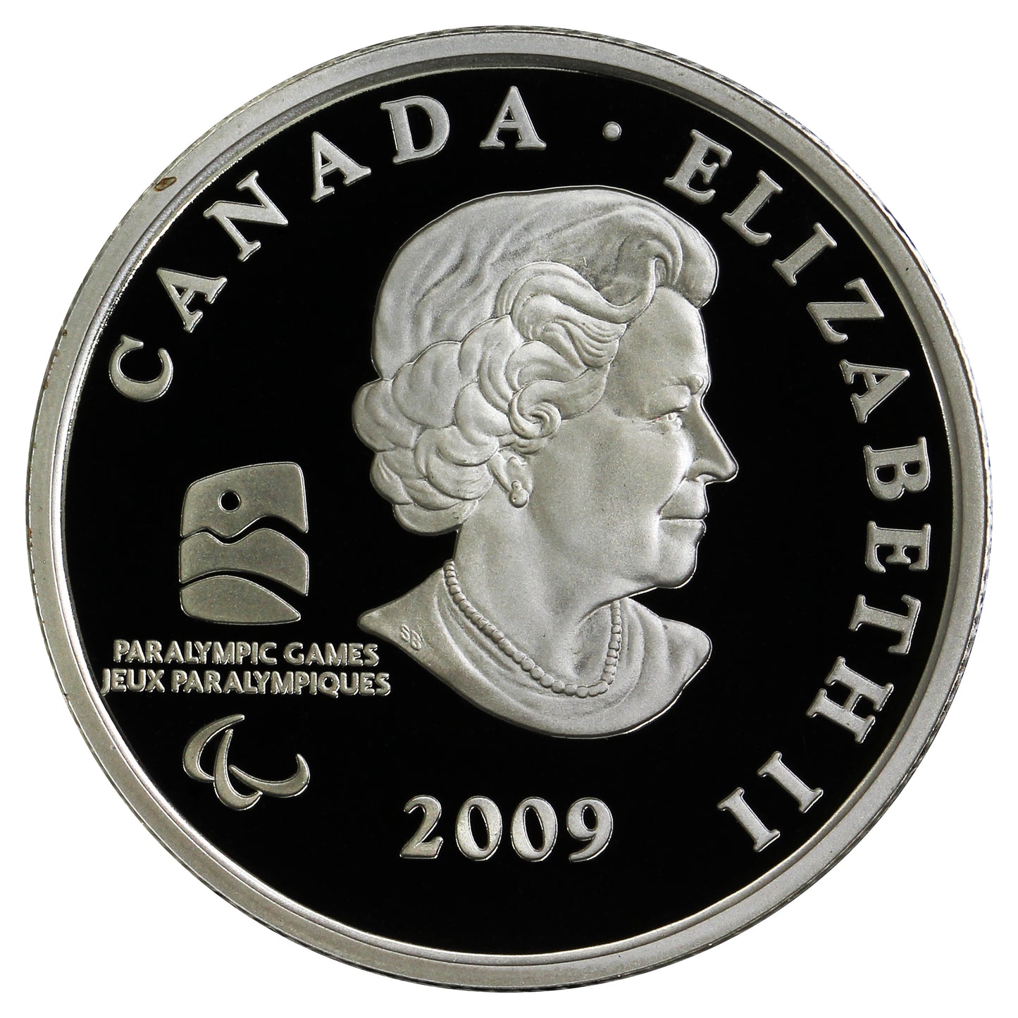 2009 Sledge Hockey Canada 25-cents Silver Proof