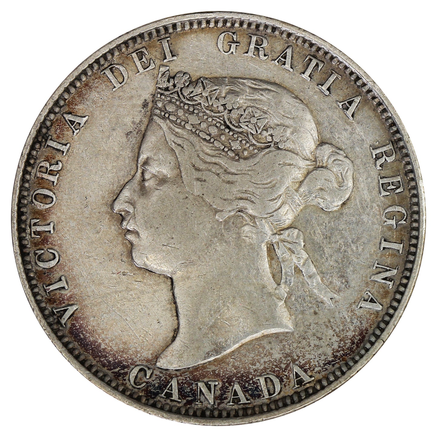 1875H Canada 25-cents VF-EF (VF30) $