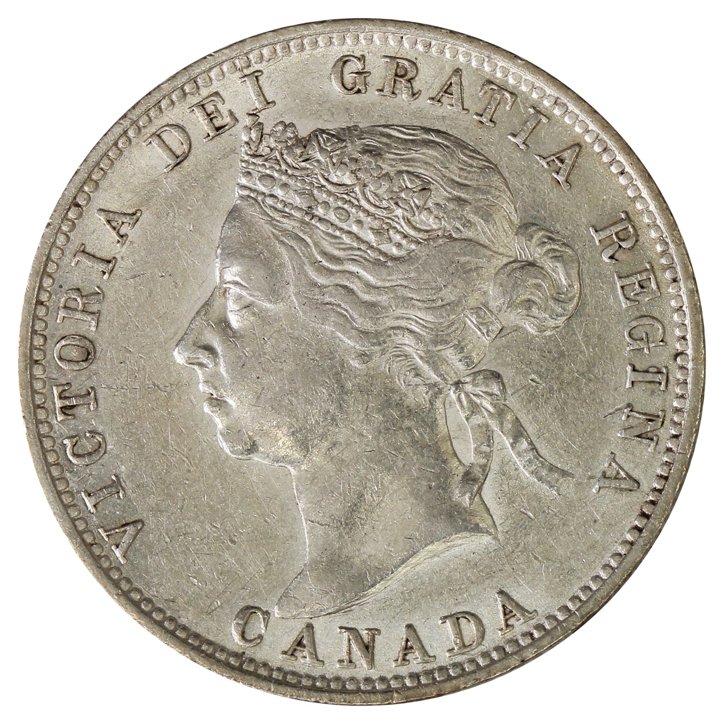 1888 Canada 25-cents EF-AU (EF45) $