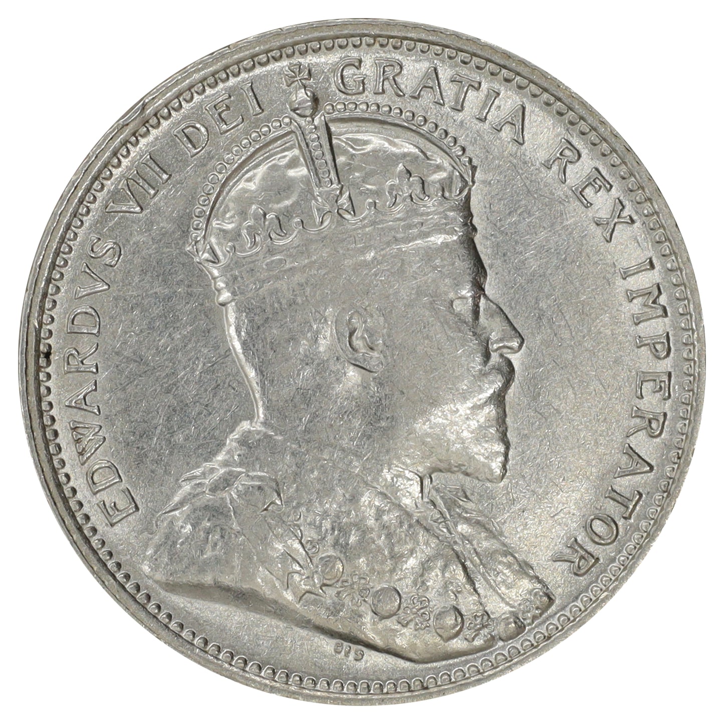 1907 Canada 25-cents EF-AU (EF45) $