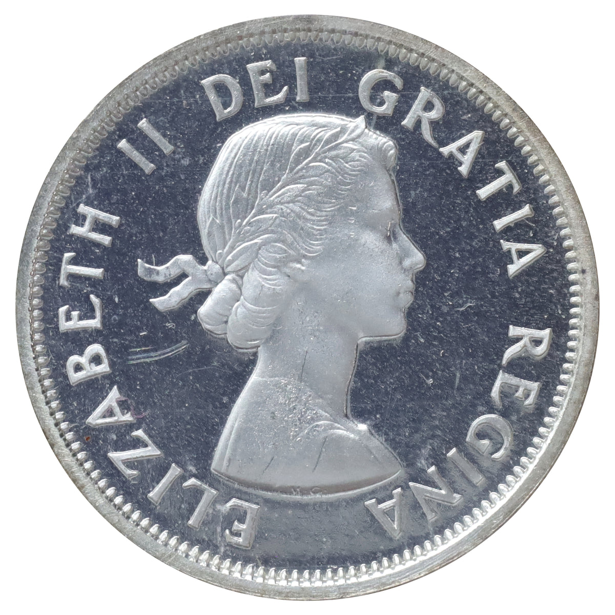 1955 Canada 25-cents ICCS Certified PL64 UHC