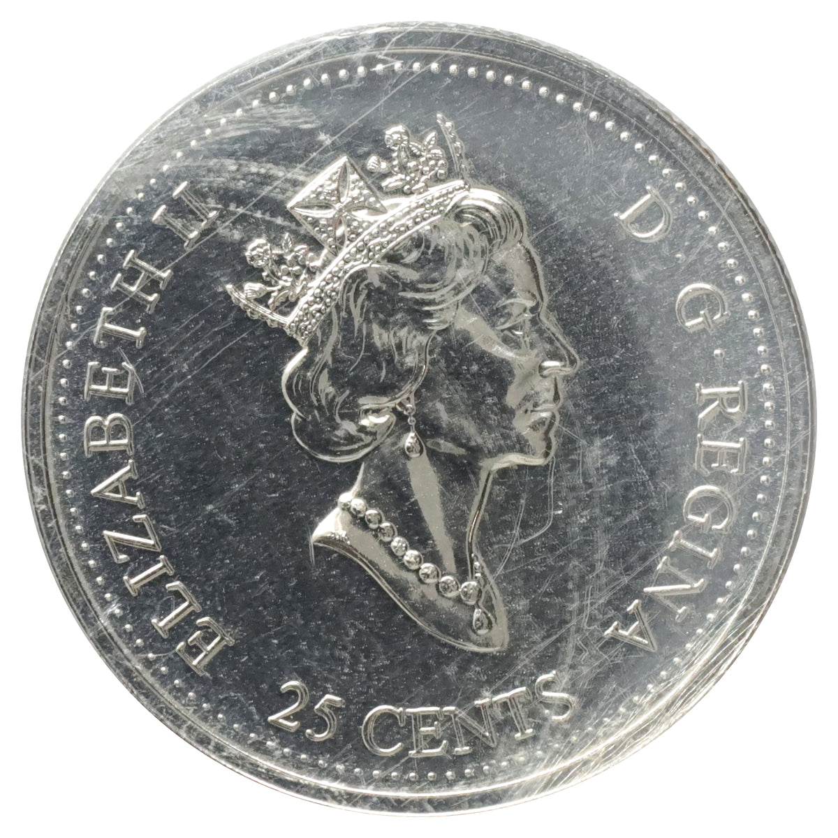 1999 June Canada 25-cents ICCS Certified MS66