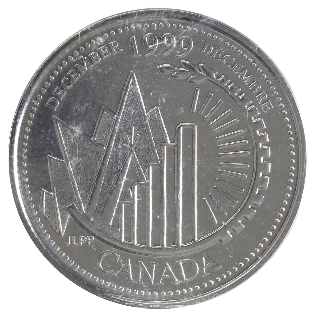 1999 December Canada 25-cents ICCS Certified MS66