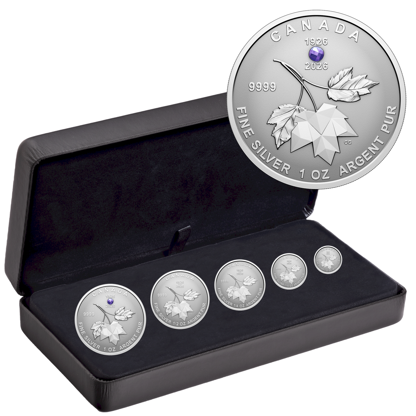2026 Canada Commemorate the 100th Birthday of Queen Elizabeth II Fine Silver Fractional Set (No Tax)