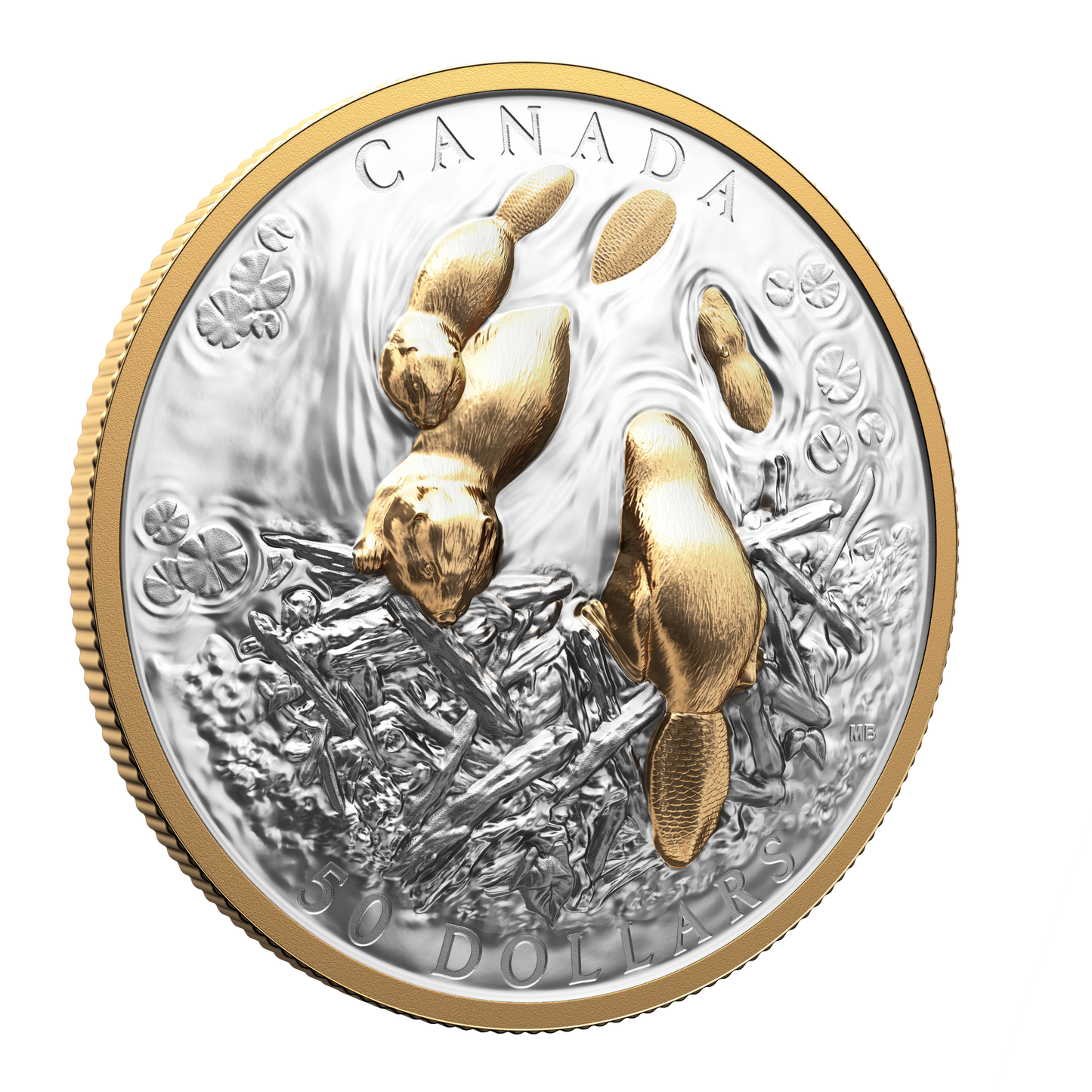 2025 $50 Canadian Symbol: The Beaver Fine Silver (No Tax)