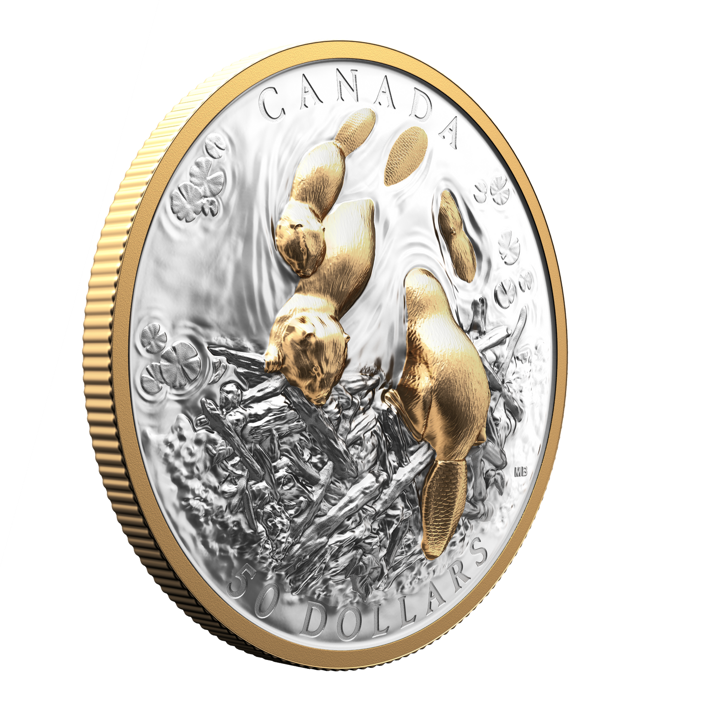 2025 $50 Canadian Symbol: The Beaver Fine Silver (No Tax)