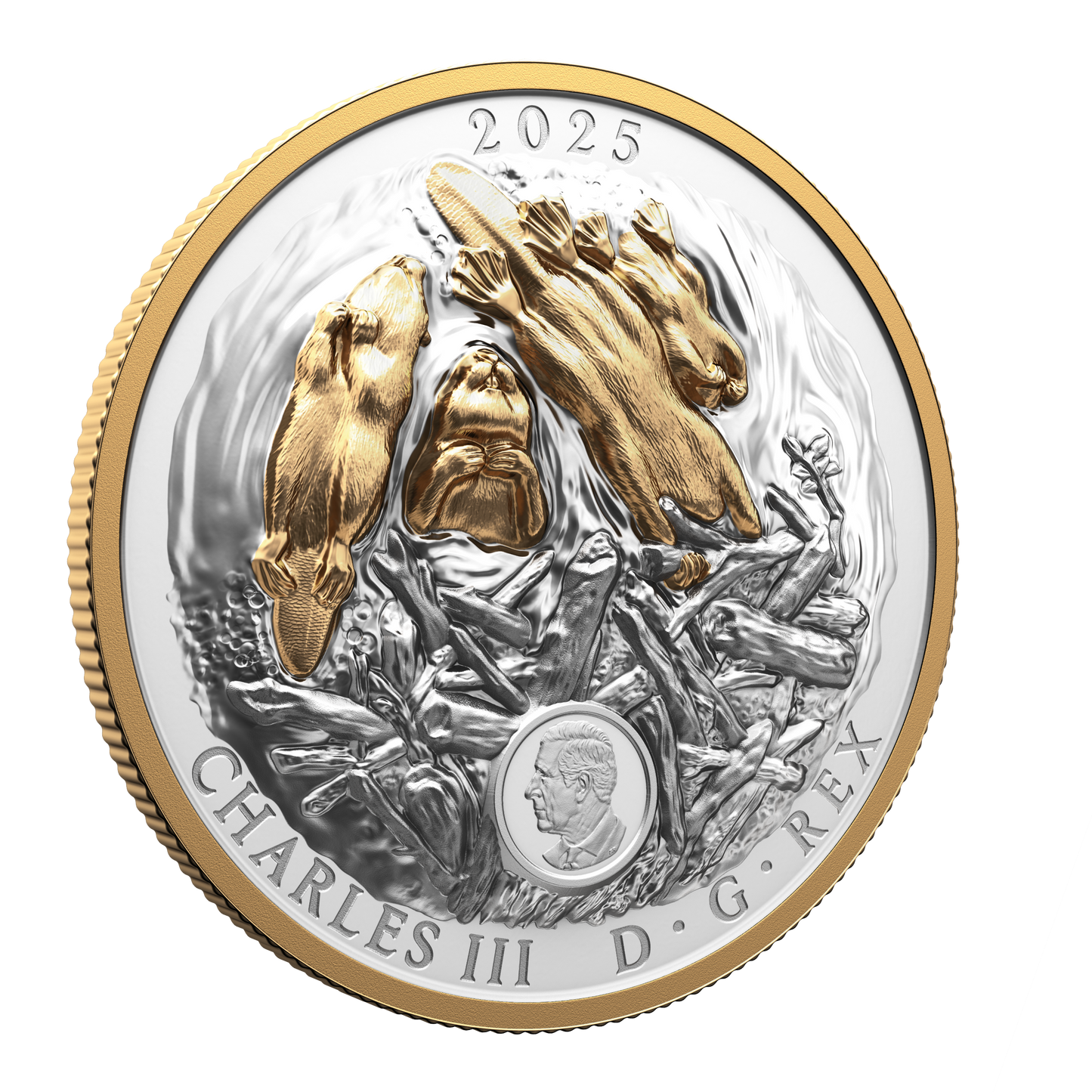2025 $50 Canadian Symbol: The Beaver Fine Silver (No Tax)