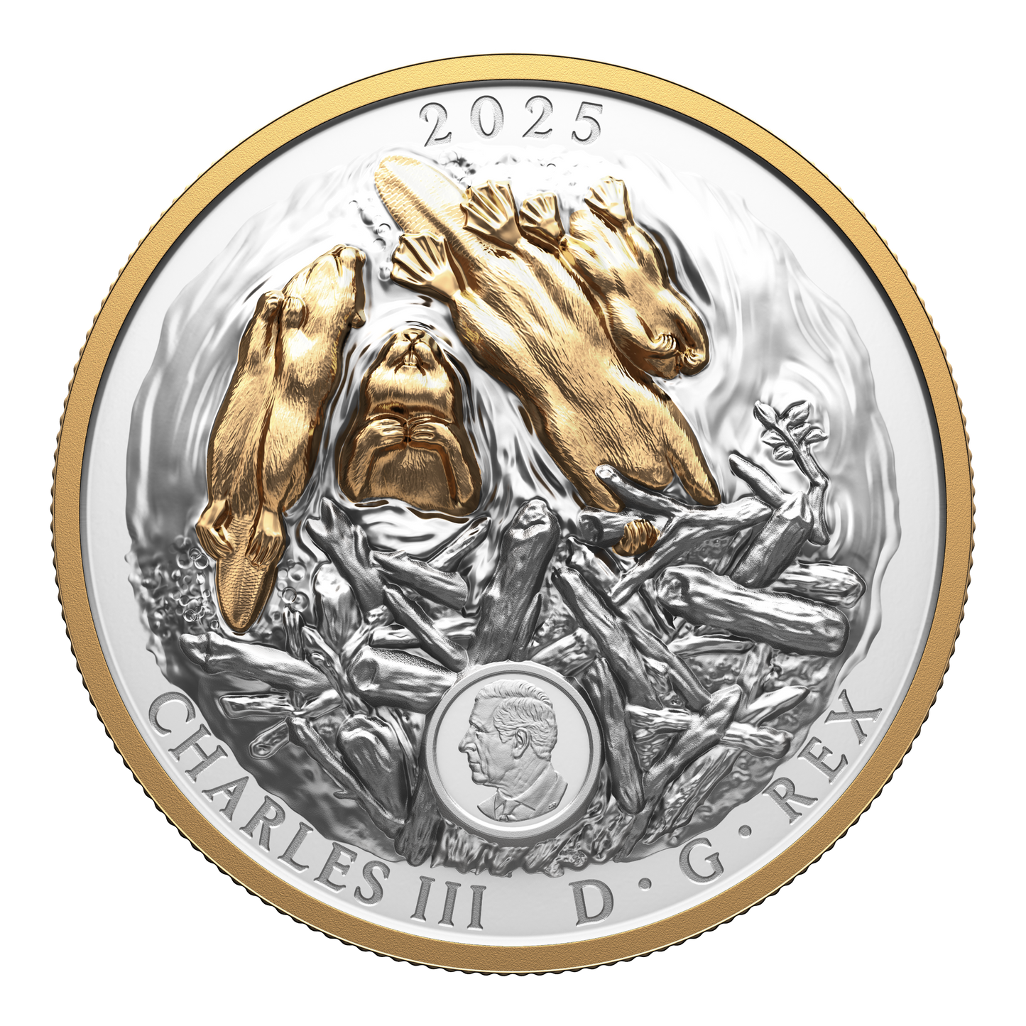 2025 $50 Canadian Symbol: The Beaver Fine Silver (No Tax)