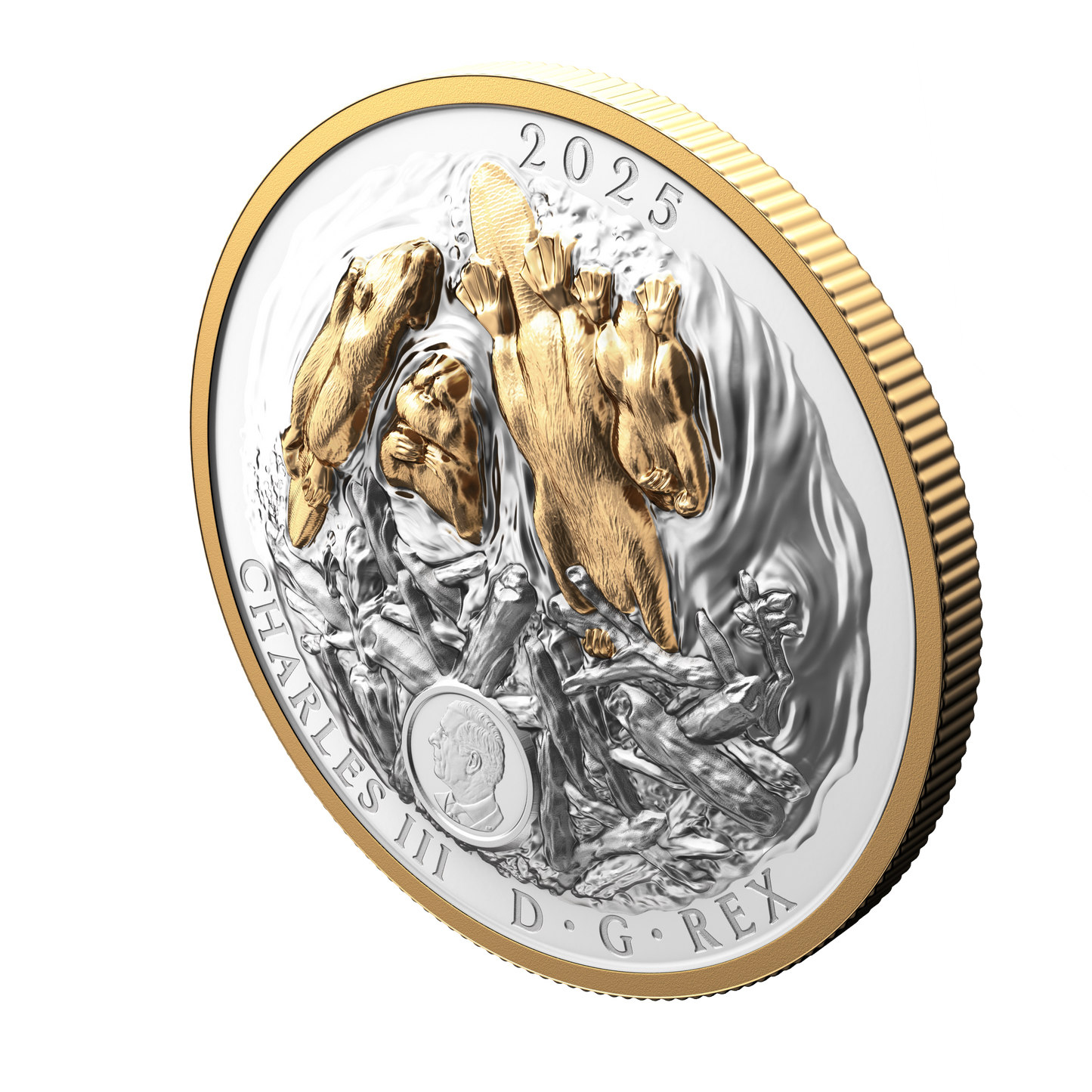 2025 $50 Canadian Symbol: The Beaver Fine Silver (No Tax)