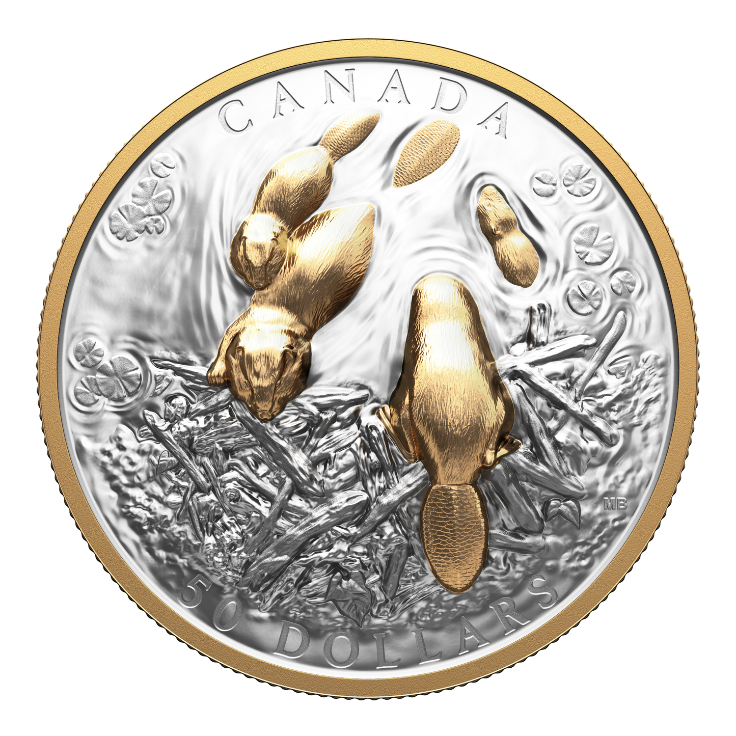 2025 $50 Canadian Symbol: The Beaver Fine Silver (No Tax)