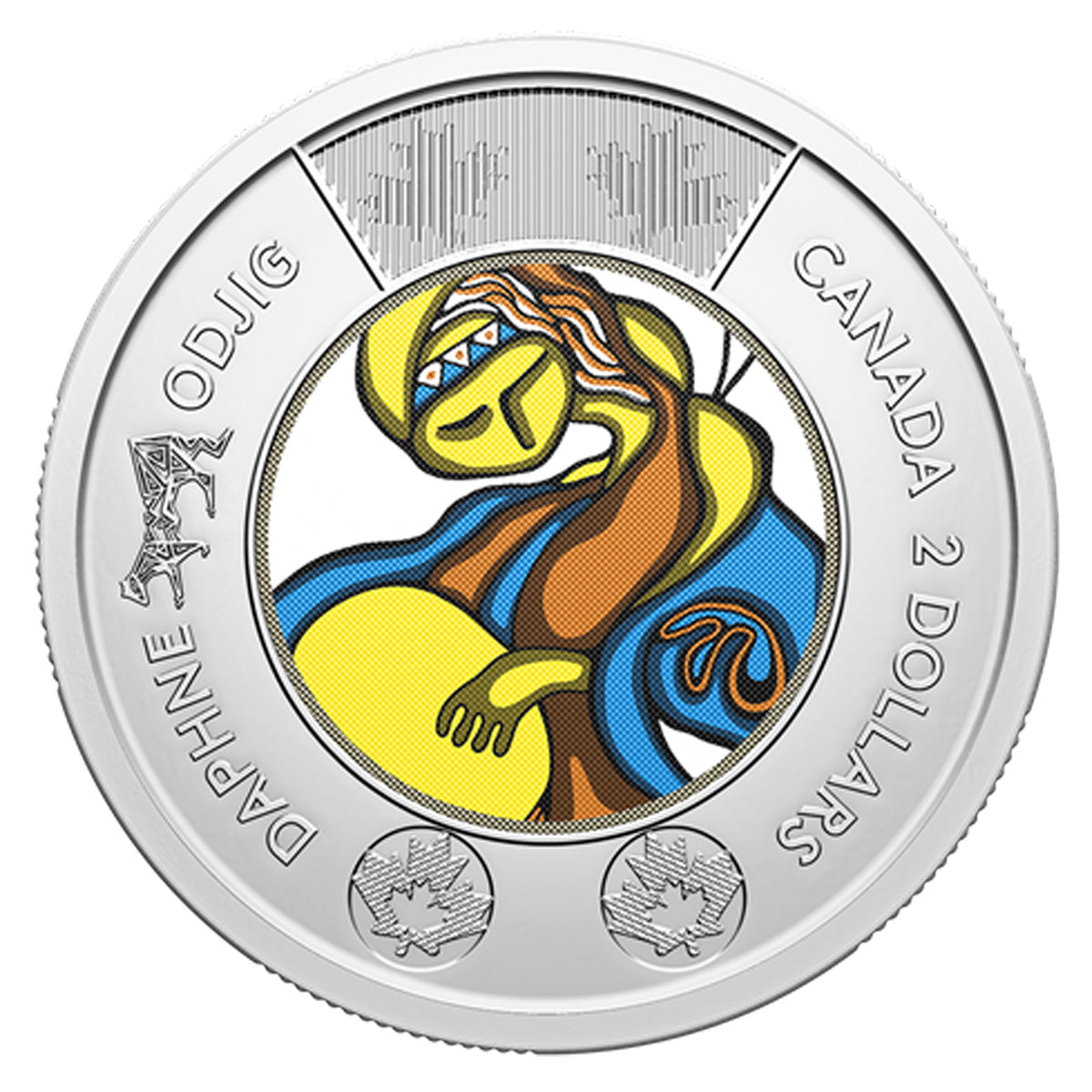 2025 Canada $2 Coloured Celebrating the Life and Art of Daphne Odjig Special Wrap Roll of 25pcs