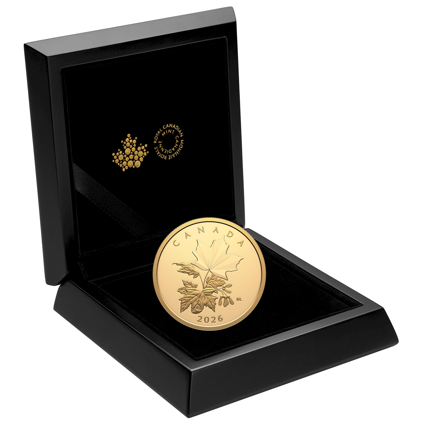 2026 Canada $200 Multifaceted Maple Leaves Pure Gold (No Tax)
