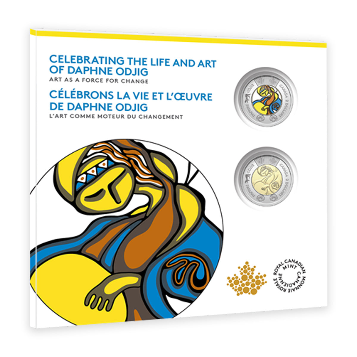 2025 Canada Celebrating the Life and Art of Daphne Odjig Commemorative Collector Keepsake Card