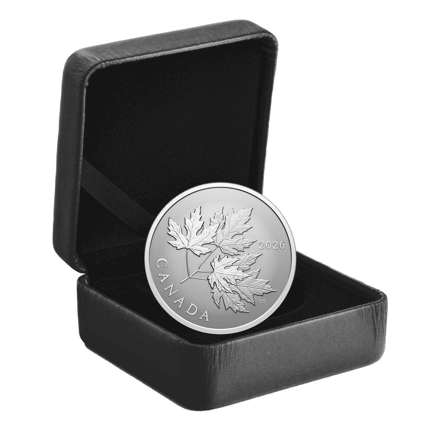 2026 Canada $10 Gleaming Maple Leaves Fine Silver (No Tax)