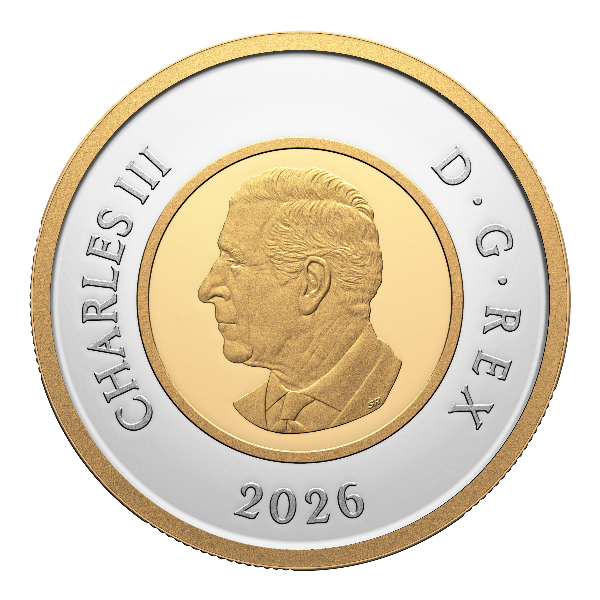 2026 Canada $2 Gold Plated Silver Proof (No Tax)$