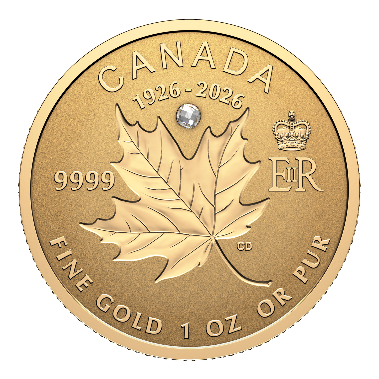 2026 Canada Commemorating the 100th Birthday of Queen Elizabeth II Pure Gold Fractional Set