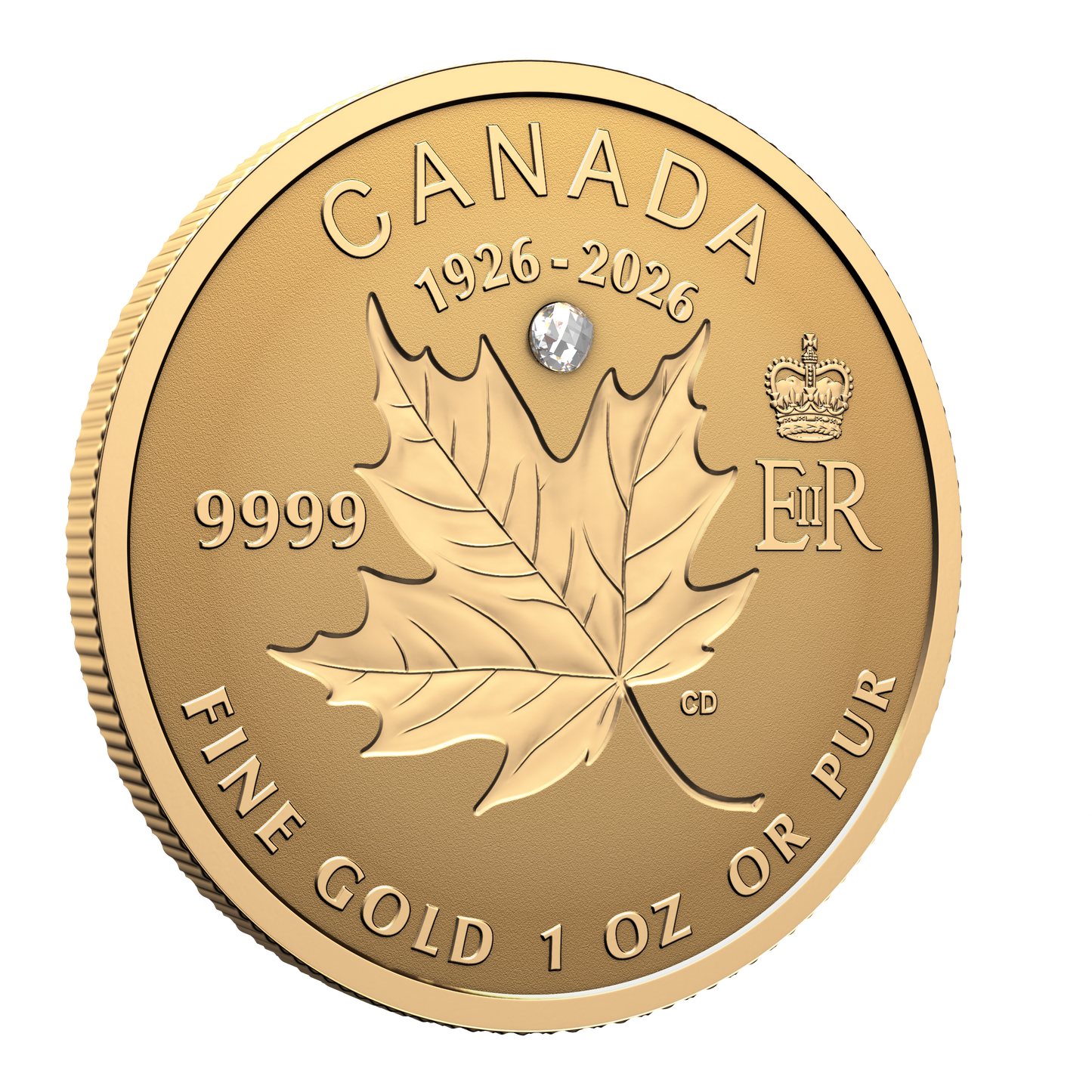 2026 Canada Commemorating the 100th Birthday of Queen Elizabeth II Pure Gold Fractional Set