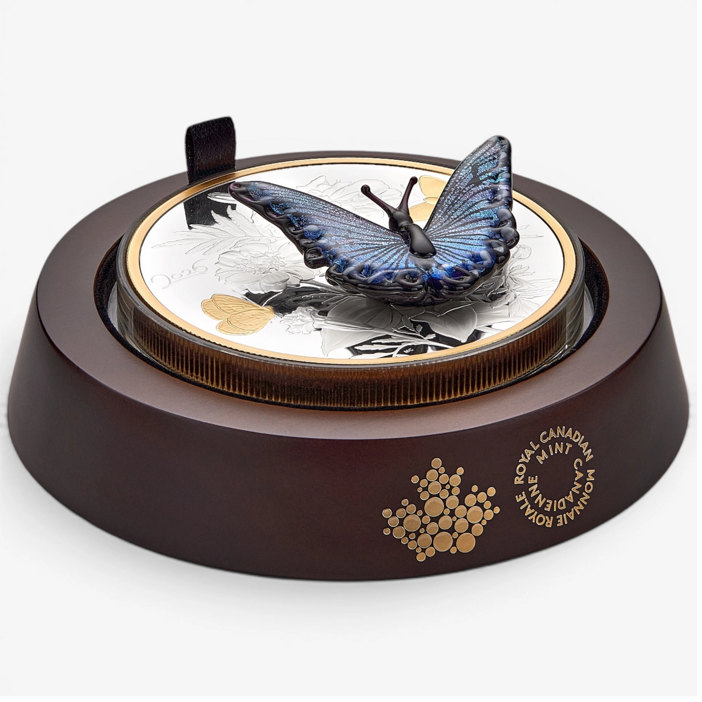 (Pre-Order) 2026 Canada $125 Murano Silvery Blue Butterfly Fine Silver Coin