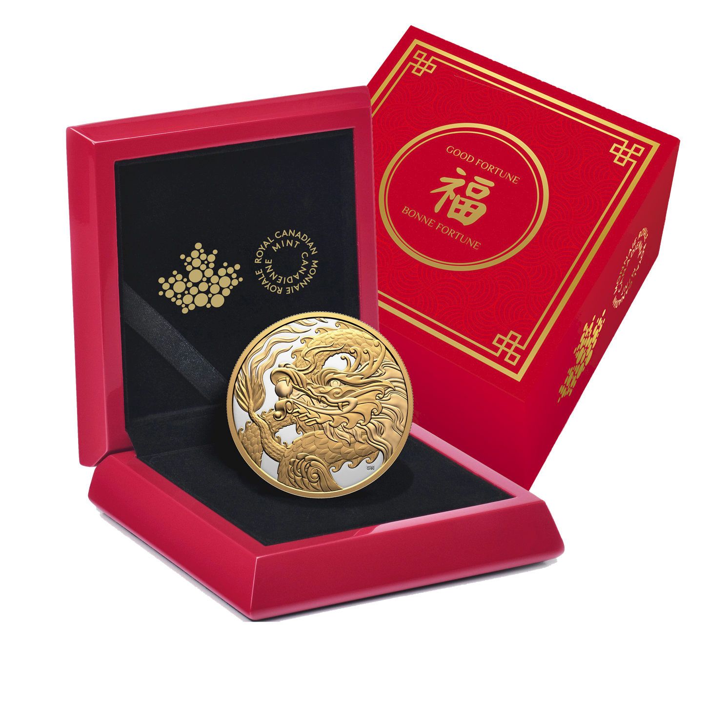 2026 Canada $50 Triumphant Dragon 5oz. Fine Silver (No Tax)