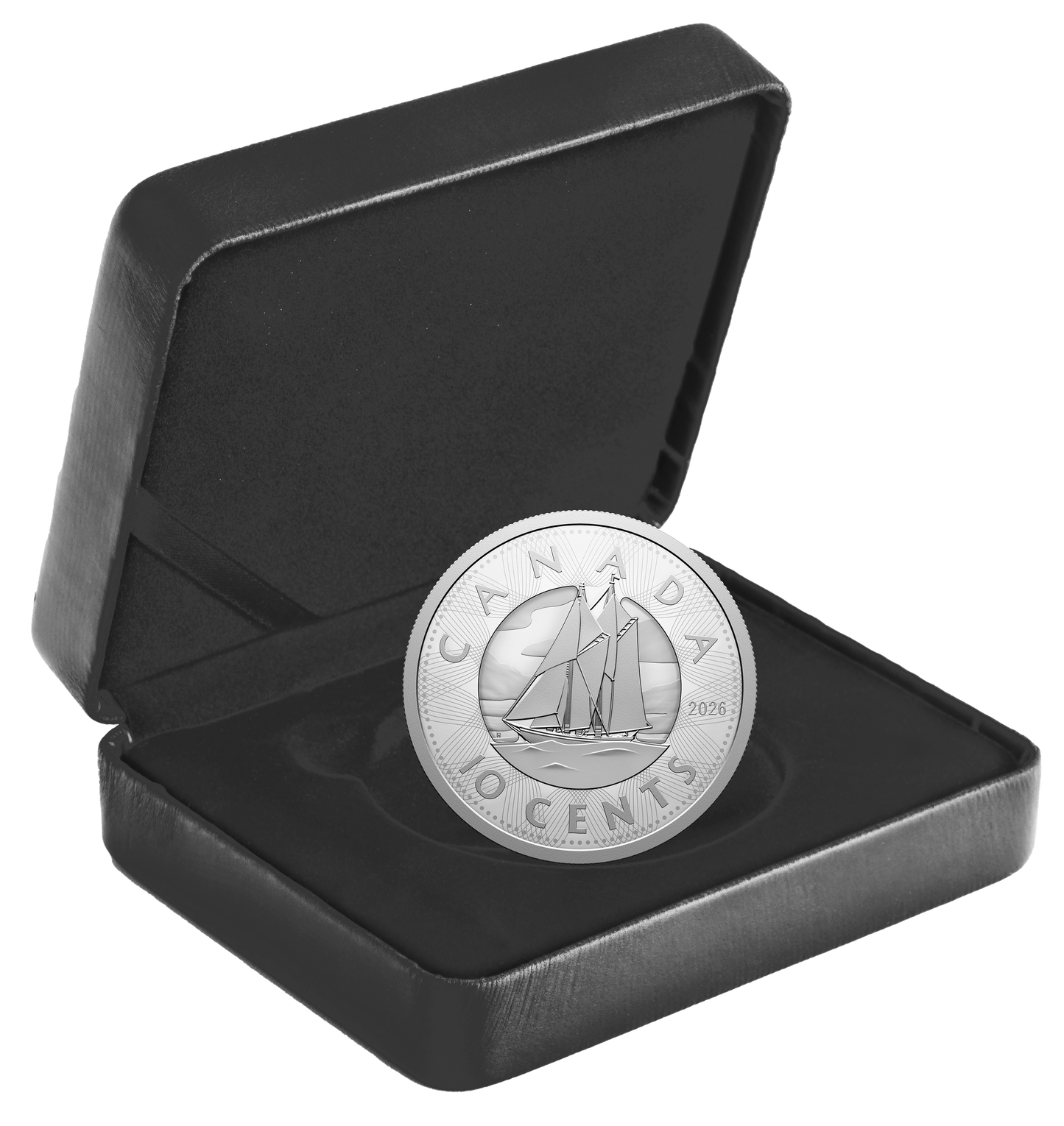 2026 Canada 10-cent Multilayered Bluenose Fine Silver Coin (No Tax)