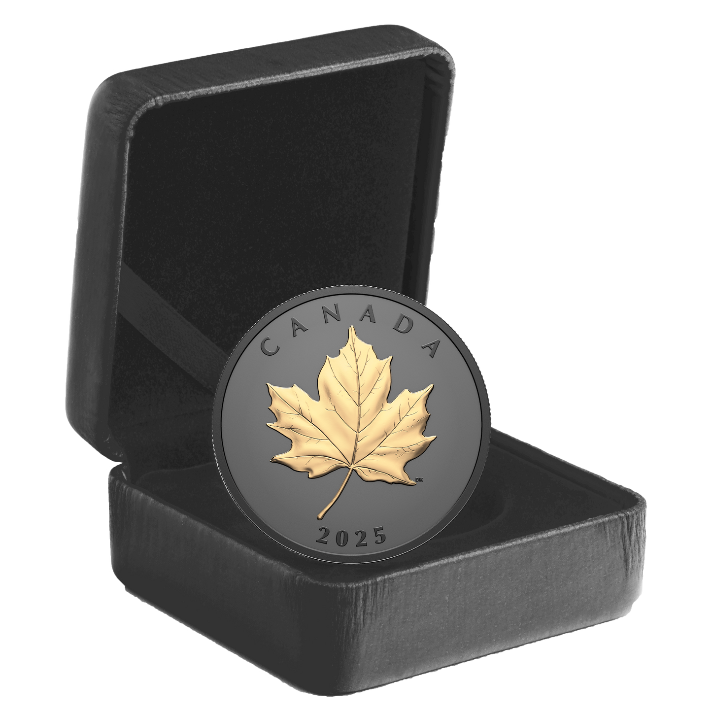 2025 Canada $20 Gilded Elegant Maple Leaf Fine Silver (No Tax)