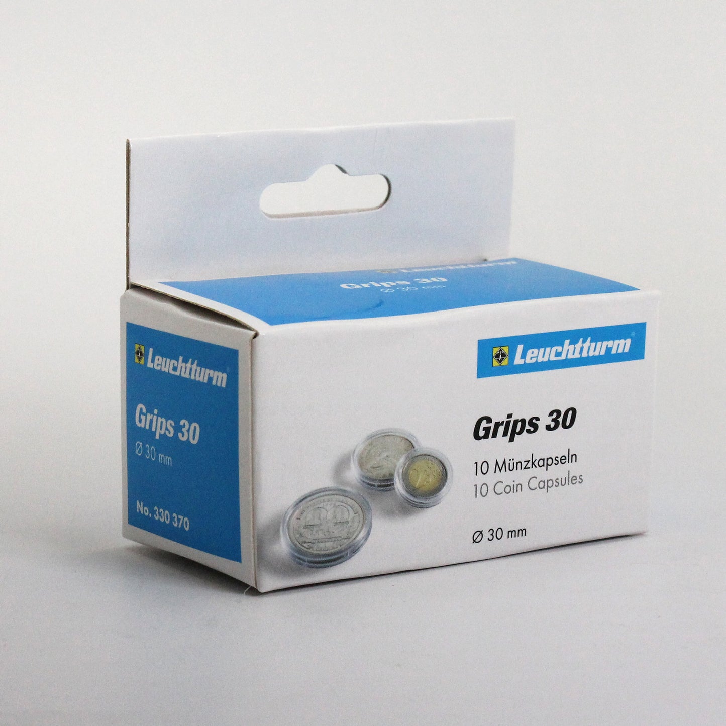 10 x Capsules Round for Canadian 50-cents Silver (30mm).