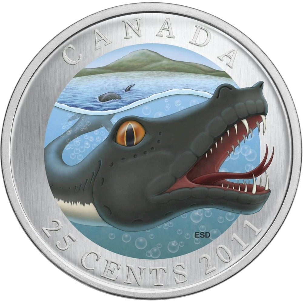 canadian monsters and mythical creatures 2011 25-cent Canadian Mythical Creatures