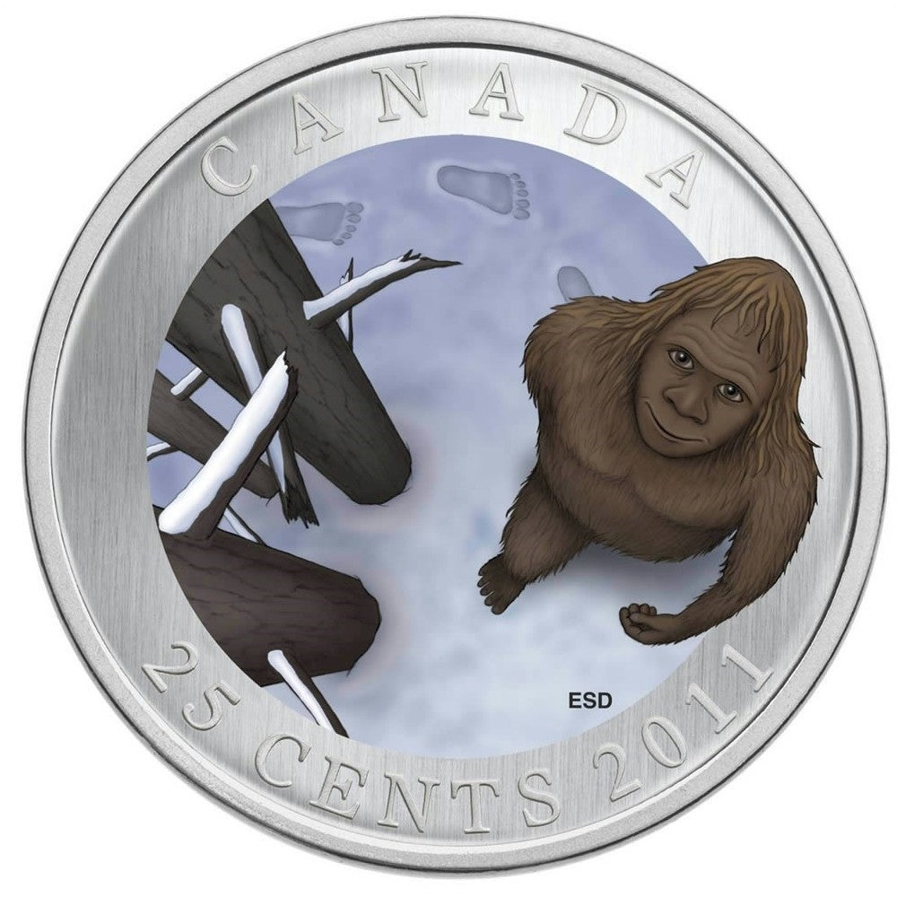 canadian mythical monsters 2011 25-cent Canadian Mythical Creatures